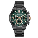 Lee Cooper Men's  Multifunction Watch Dark Green Dial With Gun Metal Band,LC08240.070 Lee Cooper watch LC08240.070
