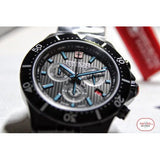 Swiss Military Hanowa Men's Chronograph Watch Black Dial with Black Stainless Steel Bracelet, SMWGI2100730