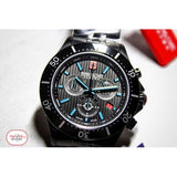 Swiss Military Hanowa Men's Chronograph Watch Black Dial with Black Stainless Steel Bracelet, SMWGI2100730