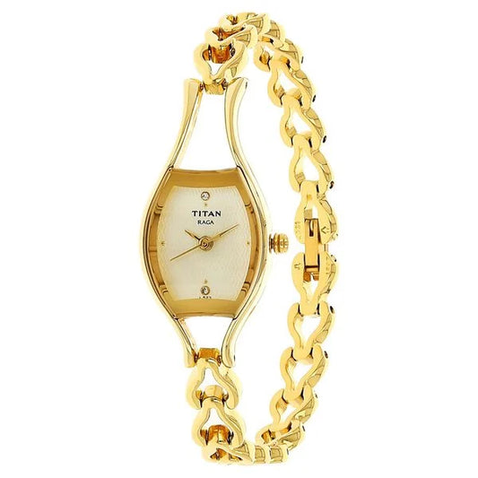 Titan, Men's, Analog Watch, Gold Dial, TI-2331YM02