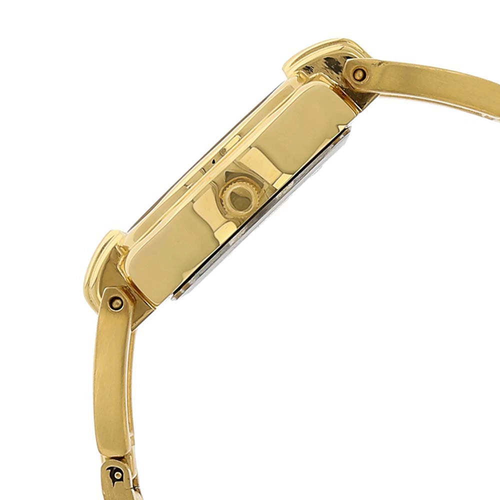 Titan Women's Watch Karishma Collection Analog, White Dial Gold Stainless Strap,2345YM01