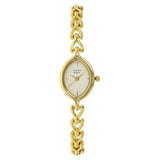 Titan Raga Women's  Watch White Dial With Gold Metal Strap,2370YM01