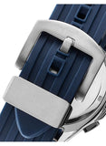Beverly Hills Polo Club Men's Multifunction Watch with Dark Blue Dial and Blue Silicone Band, BP3211X.499
