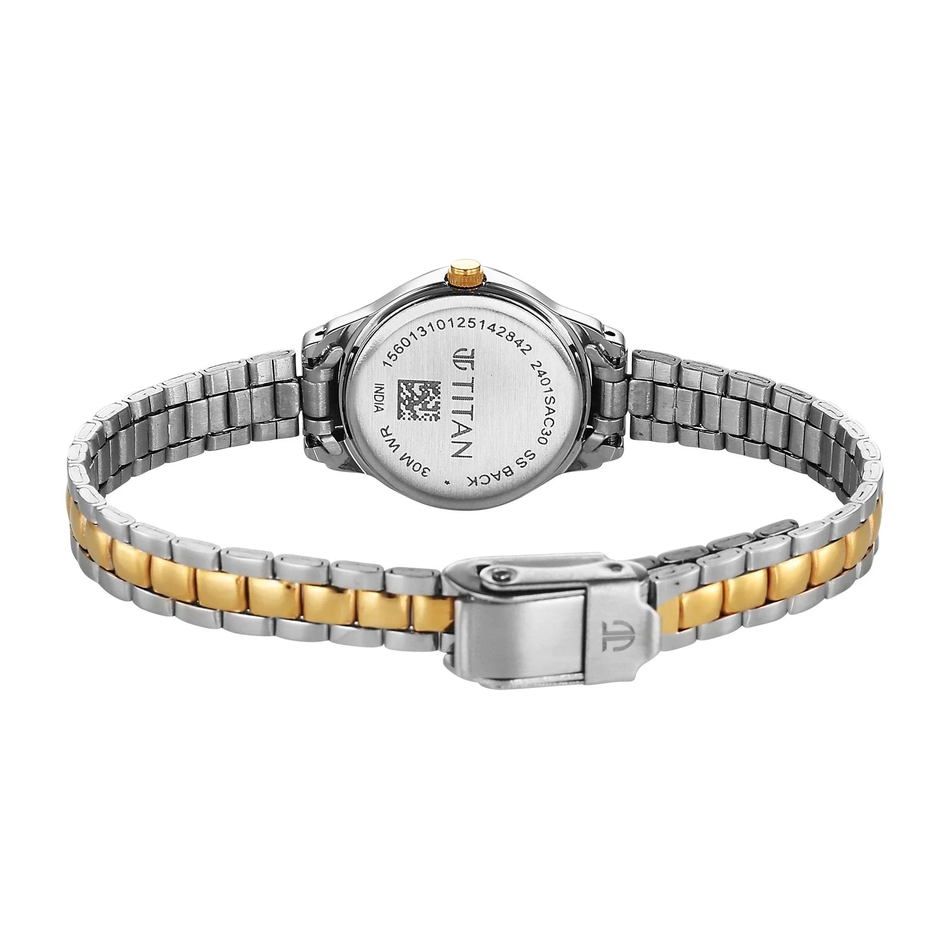 Titan, Men's, Analog Watch, Silver Dial, with Stainless Steel Band, TI-2598BM02