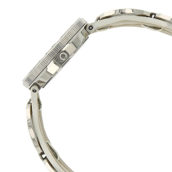 Titan Purple Women's Watch Analog Silver Dial With White Leather Band, 2502SL01