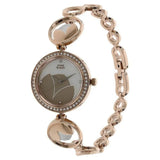Titan Raga Women's Watch Analog Mother of Pearl Dial with Rose Gold Stainless Steel Band, 2539KM01