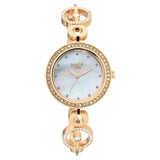 Titan Women's Watch Raga Mother of Pearl Dial Rose Gold Stainless Steel Strap Watch, 2539WM03