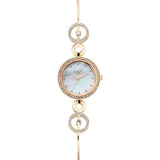 Titan Women's Watch Raga Mother of Pearl Dial Rose Gold Stainless Steel Strap Watch, 2539WM03