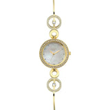 Titan Raga Women's Watch Analog Mother of Pearl Dial with Gold Stainless Steel Band, 2539YM02