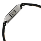 Titan Raga Women Watch Analog  Silver Dial With Black Leather Strap, 2540SL01