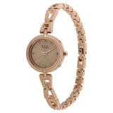 Titan Women's Watch Raga Collection Analog, Rose Gold Dial Rose Gold Stainless Strap, 2540WM06