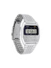 Casio Unisex Watch Retro Design Vintage Collection, Silver Dial Silver Stainless Steel Strap, A1100D-1DF