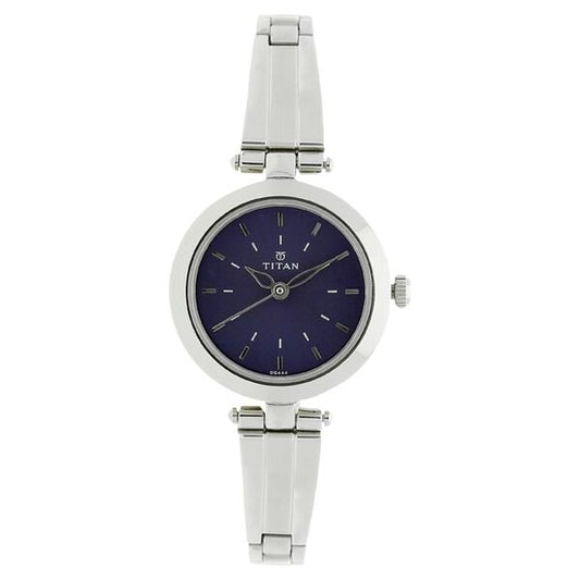 Titan, Women, Analog, Watch, Blue Dial, Stainless steel Strap, 2574SM01