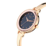 Titan Women's Watch Raga Collection Analog, Blue Dial Rose Gold Stainless Strap, 2575WM02