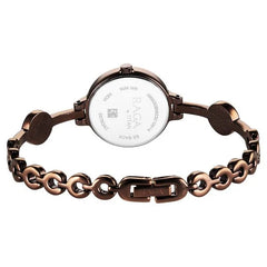Titan Raga Viva Women's Watch Analog Rose Gold Dial With Brown Stainless Steel  Band , 2576QM01