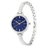 Titan Women's Watch Raga Blue Dial Silver Stainless Steel Strap Watch, 2578SM01