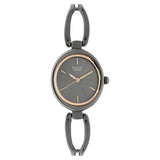 Titan Women's Watch Raga Collection Analog, Black Dial Grey Stainless Strap,2578QM02