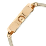 Titan Women's Watch Raga Collection Analog, Rose Gold Dial White Leather Strap, 2579WL01