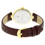 Titan Women's Watch Raga Collection Analog, White Dial Brown Leather Strap, 2579YL01