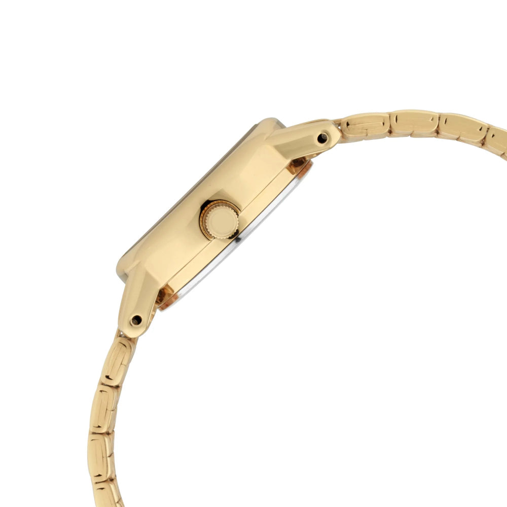 Titan Quartz Analog Women's Watch, White Dial Stainless Steel  Strap, 2593YM02