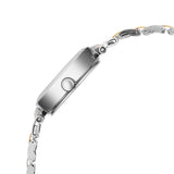 Titan Women's Watch Analog Silver Dial with Two-Toned Stainless Steel Band, 2598BM02