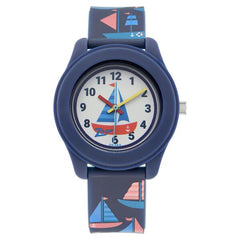 Zoop by Titan Kid's Watch Analog White Dial with Blue PU Strap, 26019PP01