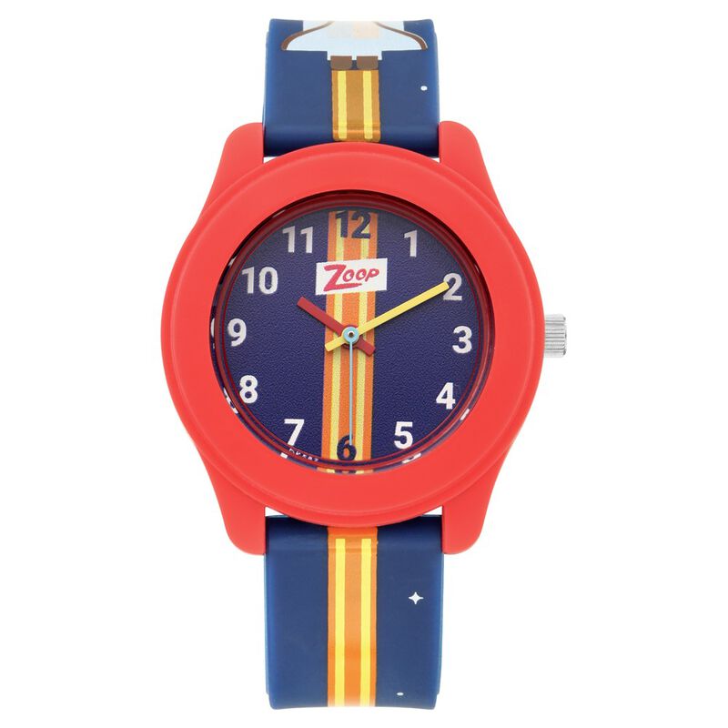 Zoop By Titan Kid's Watch Analog Blue Dial With Blue PU Strap, 26019PP02