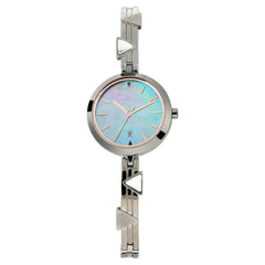 Titan Raga Viva Women's Watch Analog Mother of Pearl Dial With Silver Metal Band, 2606QM01