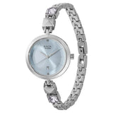 Titan Women's Watch Raga Collection Analog, Sky Blue Dial Silver Stainless Strap, 2606SM01