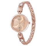 Titan Women's Watch Raga Collection Analog, Rose Gold Dial Rose Gold Stainless Strap, 2606WM01