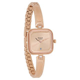 Titan Women's Watch Raga Collection Analog, Rose Gold Dial Rose Gold Stainless Strap, 2607WM01
