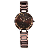 Titan Raga Delight Brown Dial Brown Stainless Steel  Strap Watch for Women, 2608QM02
