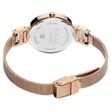 Titan Women's Watch Raga Black Dial Rose Gold Stainless Steel Strap Watch,2608WM02