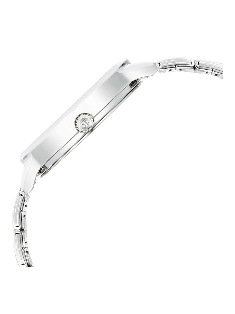 Titan Raga Facets Women's Watch Silver Dial With Two-toned Stainless Steel Band, 2617KM01