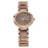 Titan Raga Viva Analog Women's Watch with Day and Date, Brown Dial Stainless Steel  Strap, 2620QM01