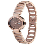 Titan Raga Viva Analog Women's Watch with Day and Date, Brown Dial Stainless Steel  Strap, 2620QM01