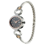 Titan Women's Watch Raga Grey Dial Silver Stainless Steel Strap Watch. 2621QM01