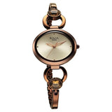 Titan Women's Watch Raga Viva Collection, Champagne Dial Brown Stainless Steel Band, 2621QM02