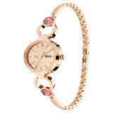 Titan Women's Watch Raga Rose Gold Dial Rose Gold Stainless Steel Strap Watch, 2621WM01