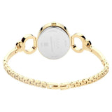 Titan Women's Watch Raga Collection Analog, Champagne Dial Gold Stainless Strap, 2621YM01