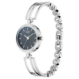 Titan Women's Watch Raga Viva Collection Analog, Black Dial Silver Stainless Strap, 2622SM01