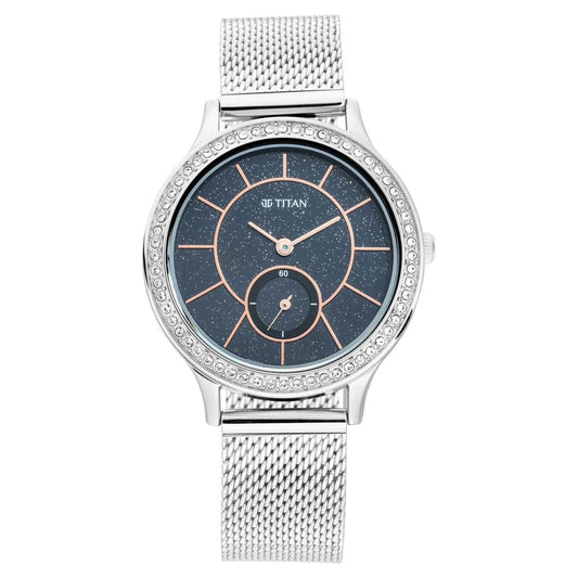 Titan, Women, Analog, Watch, Black Dial, 2634SM01