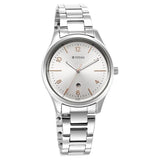 Titan Workwear Women's Watch Analog Silver Dial With Silver Stainless Steel  Band, 2639SM09