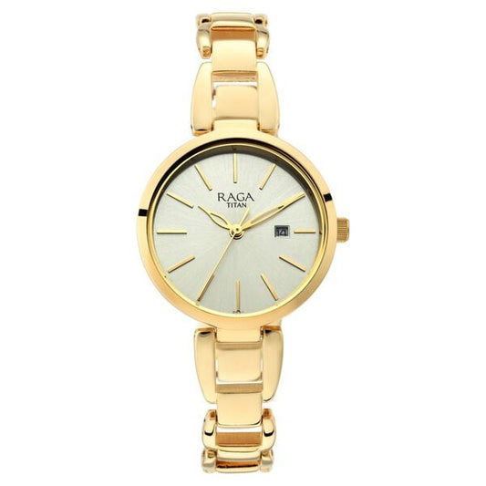 Titan, Women, Analog, Watch, Silver Dial, Stainless steel Strap, 2642YM01
