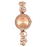 Titan Raga Viva Analog Women's Watch, Rose Gold Dial With Stainless Steel  Strap, 2643KM01