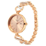 Titan Raga Viva Analog Women's Watch, Rose Gold With Stainless Steel  Strap, 2644KM02
