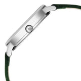Titan Neo Women's Watch Quartz Analog Green Dial With Green Leather Strap, 2648SL11