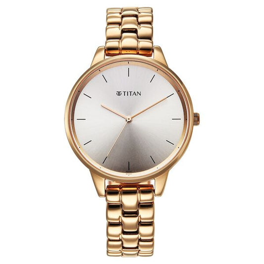 Titan, Women, Analog, Watch, Grey Dial, Stainless steel Strap, 2648WM12