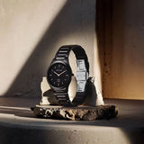 Titan Women's Edge Watch Analog Glossy Black Dial With Black Ceramic Band, 2653NC01