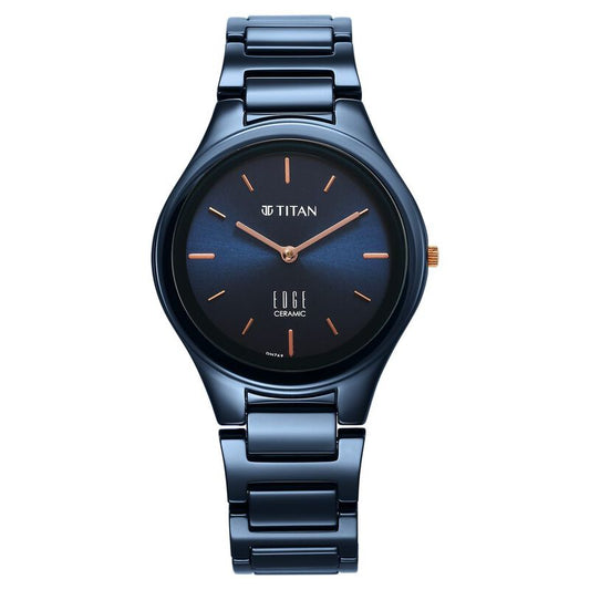 Titan, Women, Analog, Watch, Blue Dial, 2653QC03